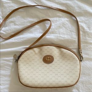 Authentic Gucci Vintage GG Mignon Monogram camera bag